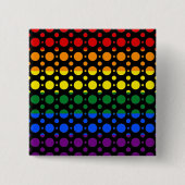 Stolze Muster | Polka Dots Button (Vorderseite)