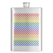 Stolze Muster | Verriegelungskreise Flachmann (Vorderseite)