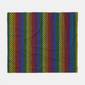 Stolze Muster | Verriegelungskreise Fleecedecke (Vorderseite (Horizontal))