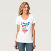 Stolze Mutter 4. Juli, Muttertag T-Shirt (Vorderseite Vollansicht)
