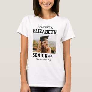 Stolze Mutter Abschlussjahr Absolvent Eltern indiv T-Shirt
