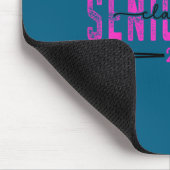 Stolze Mutter Abschlussklasse 2026 rosa Schleife Mousepad (Ecke)