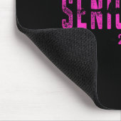 Stolze Mutter Abschlussklasse 2026 rosa Schleife Mousepad (Ecke)