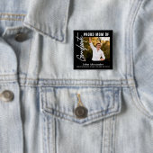 Stolze Mutter Absolvent Foto Abschlussfeier Button (Beispiel)