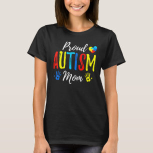 Stolze Mutter Autism Awareness Familie Matching Mo T-Shirt