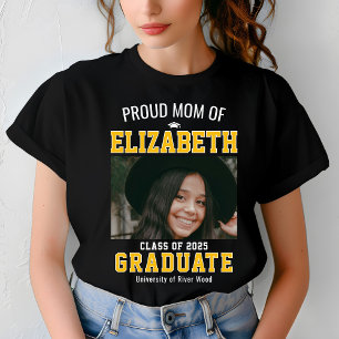 Stolze Mutter Benutzerdefinierte Klasse  Absolvent T-Shirt