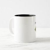 Stolze Mutter der Zwillinge Zweifarbige Tasse (Vorderseite Links)