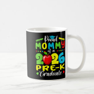 Stolze Mutter des 2026er Vorschulabsolventen am Mu Kaffeetasse