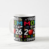 Stolze Mutter des 5. Klässlers von 2026 zum Mutter Kaffeetasse (Vorderseite Links)