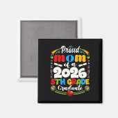 Stolze Mutter des 5. Klässlers von 2026 zum Mutter Magnet (Vorderseite/Rückseite)