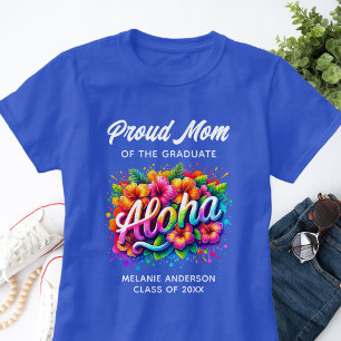 "Stolze Mutter des Absolventen" Aloha-Abschlussfei T-Shirt