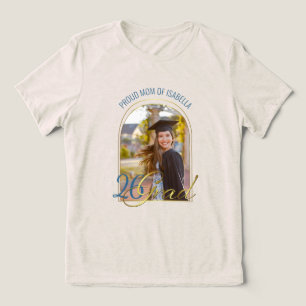Stolze Mutter des Absolventen Benutzerdefiniertes  Tri-Blend Shirt