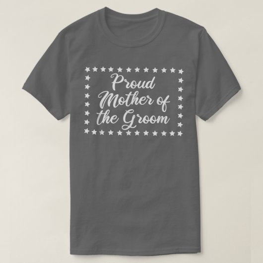 Stolze Mutter des Groom Fun Brautparty 2012 T-Shirt (Design vorne)