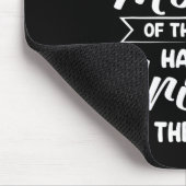 Stolze Mutter des hübschesten Bräutigams Muttertag Mousepad (Ecke)