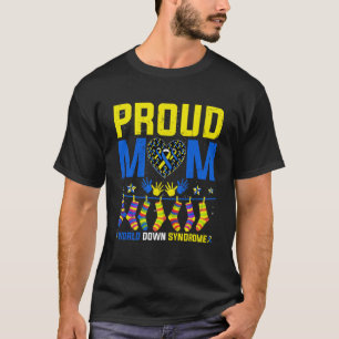 Stolze Mutter Down-Syndrom, Down-Syndrom-Bewusstse T-Shirt