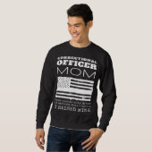 Stolze Mutter einer Mama des Anweisungsbefugten US Sweatshirt (Vorne ganz)