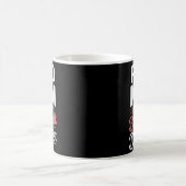 Stolze Mutter einer Tochter mit schwarzem Gürtel Kaffeetasse (Mittel)