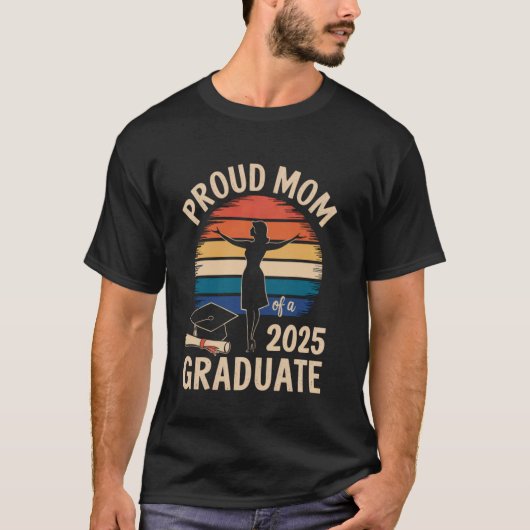 Stolze Mutter eines 2025 Absolventen Shirt Frauen (Vorderseite)