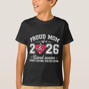 Stolze Mutter eines 2026er Band-Absolventen Musikg T-Shirt