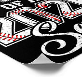 Stolze Mutter eines 2026er Baseball-Absolventen im Poster (Ecke)