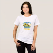 Stolze Mutter eines absolut perfekten Wunders Tri-Blend Shirt (Vorderseite voll)