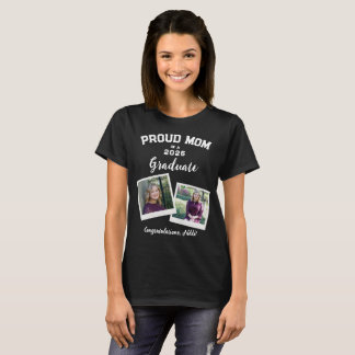 Stolze Mutter eines Absolventen 2 Foto Rahmen T-Shirt