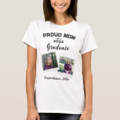 Stolze Mutter eines Absolventen 2 Foto T-Shirt (Vorderseite)