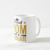 Stolze Mutter eines Absolventen Kaffeetasse (VorderseiteRechts)