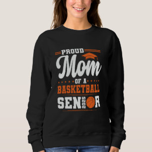 Stolze Mutter eines Basketball-Absolventen im Jahr Sweatshirt