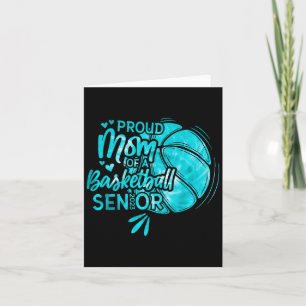 Stolze Mutter eines Basketball-Seniors 2023 T-Shir Karte
