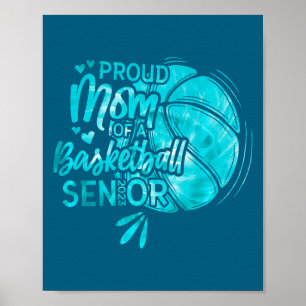 Stolze Mutter eines Basketball-Seniors 2023 T-Shir Poster