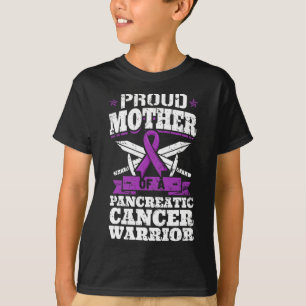 Stolze Mutter eines Bauchspeicheldrüsenkriegers Aw T-Shirt