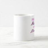 Stolze Mutter eines Bibliothekars Kaffeetasse (Mittel)