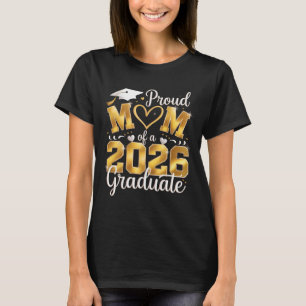 Stolze Mutter eines Cl von 2026 Absolvent Senior A T-Shirt