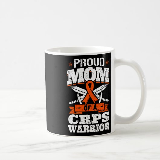 Stolze Mutter eines CRPS-Kämpfers RSD-Bewusstseins Kaffeetasse (Rechts)