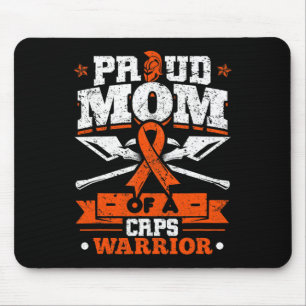 Stolze Mutter eines CRPS-Kriegers Monat Orangenes Mousepad