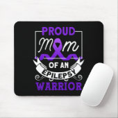 Stolze Mutter eines Epilepsie-Kriegers Epilepsie-B Mousepad (Mit Mouse)