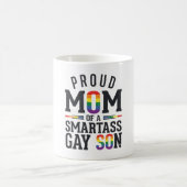 Stolze Mutter eines frechen schwulen Sohnes Vintag Kaffeetasse (Mittel)