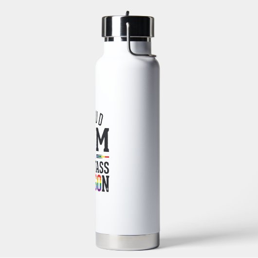 Stolze Mutter eines frechen schwulen Sohnes Vintag Trinkflasche (Links)
