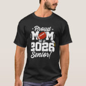 Stolze Mutter eines Fußballabsolventen 2026 T-Shirt (Vorderseite)