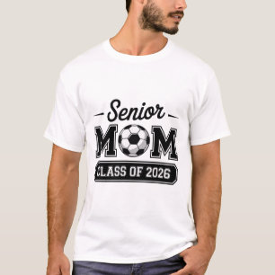 Stolze Mutter eines Fußballspielers Abschlussklass T-Shirt