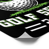 Stolze Mutter eines Golf-Seniors Cl von 2025 Absch Poster (Ecke)