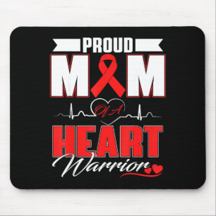 Stolze Mutter eines Herzens Kriegers Herzkrankheit Mousepad
