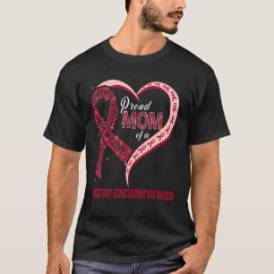 Stolze Mutter eines Kämpfers gegen hereditäre Hämo T-Shirt
