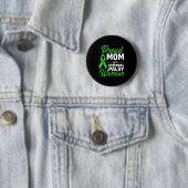 Stolze Mutter eines Kindes mit Zerebralparese Awar Button (Beispiel)