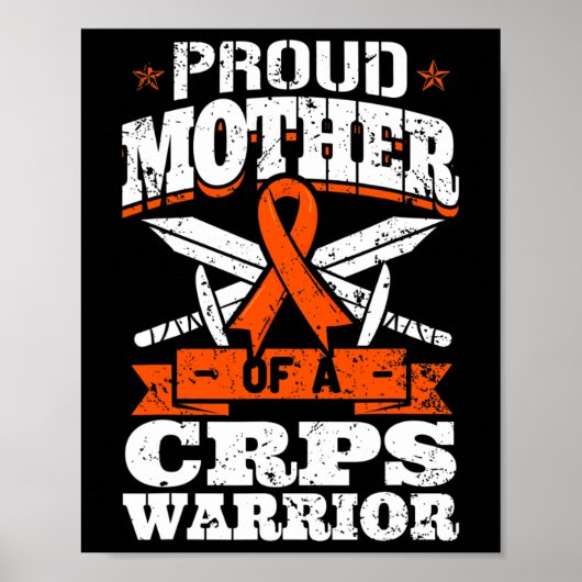 Stolze Mutter eines Kriegers der Crps-Rsd-Bewussts Poster (Vorne)