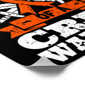 Stolze Mutter eines Kriegers der Crps-Rsd-Bewussts Poster (Ecke)