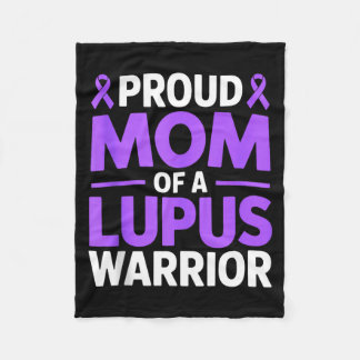Stolze Mutter eines Lupus-Kriegers Kämpfer SLE-Bew Fleecedecke