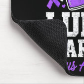 Stolze Mutter eines Lupus-Kriegers Kämpferbewussts Mousepad (Ecke)