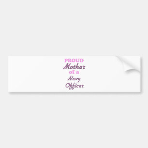 Stolze Mutter eines Marine-Offiziers Autoaufkleber